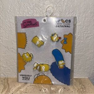 Uniquely You Crocs Jibbitz The Simpsons  5 Pack Homer Bart Lisa Simpson Marge